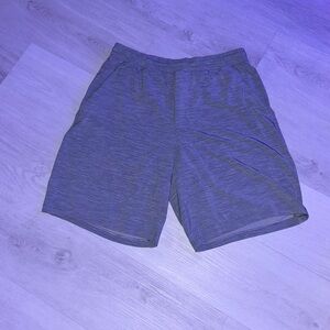 lululemon athletica Men's Heathered Gray Athletic Shorts